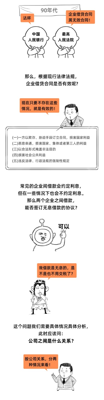 企業(yè)之間借款，可以簽訂無息借款的協(xié)議嗎？這是我見過最好的回答！